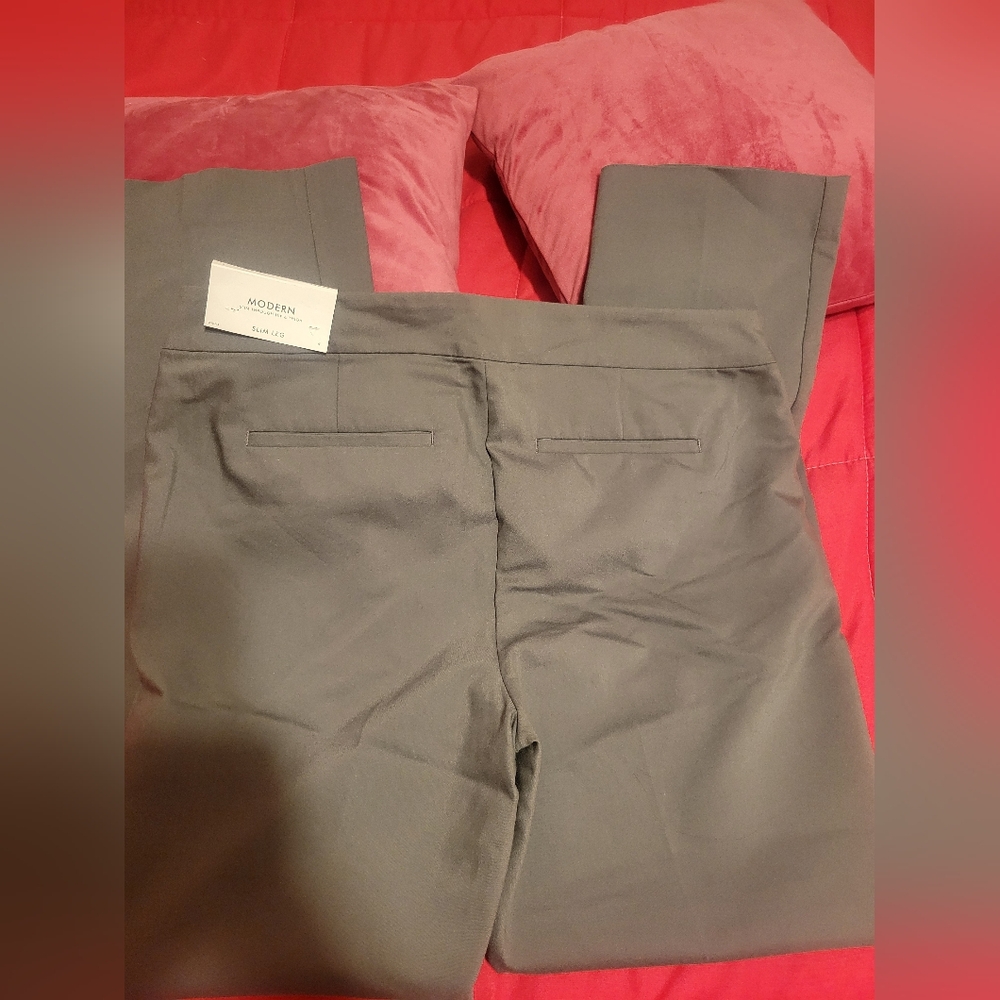 NWT Ann Taylor Women's Olive Green Pants - Picture 4 of 8